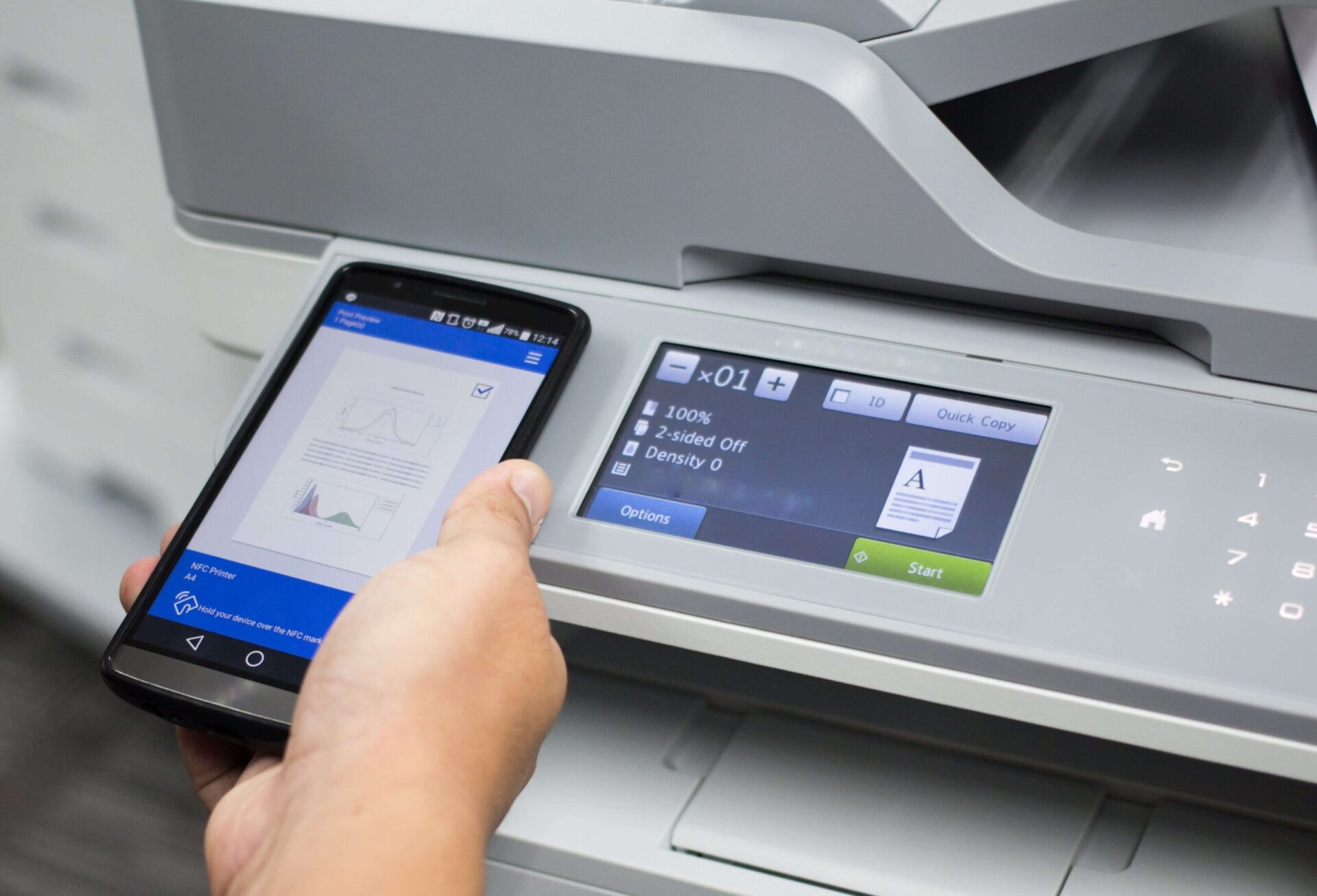 mobile print photocopier multifunctional printer